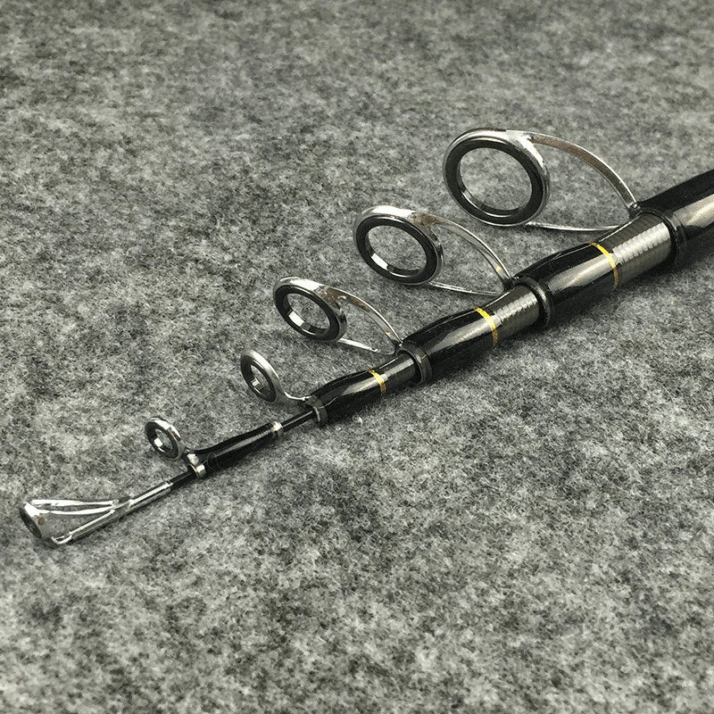 Short Section Carbon Fishing Long Throw Rod Fishing Gear - Trendha