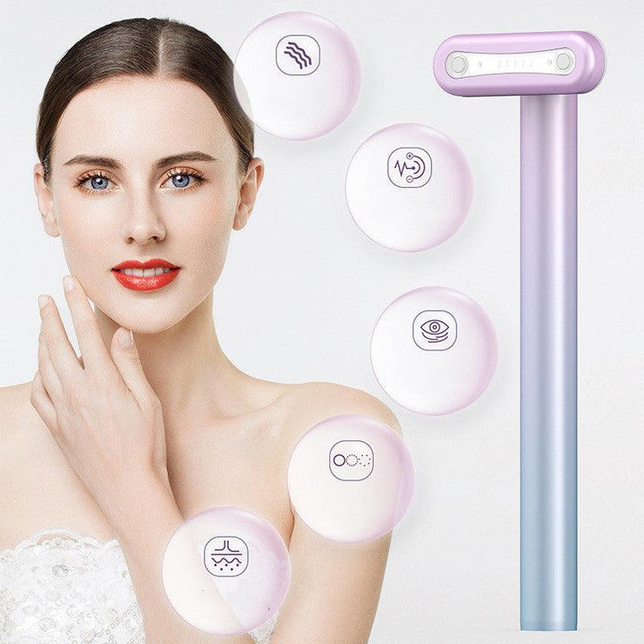 The New Beauty Eye Micro-current Massager Color Light Iontophoresis Instrument - Trendha