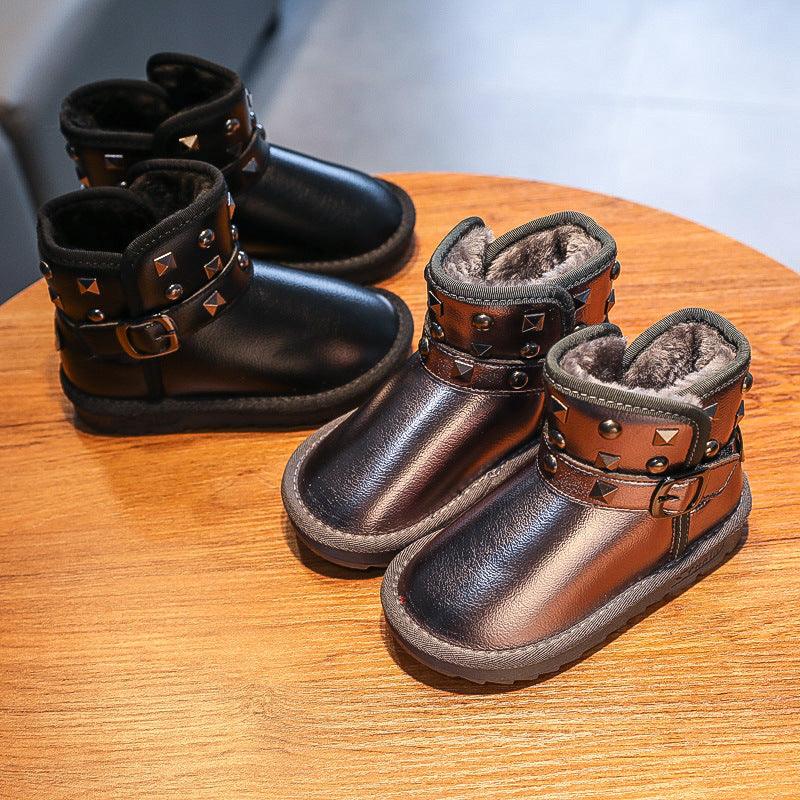 New Korean Children's Non-slip Cotton Shoes - Trendha