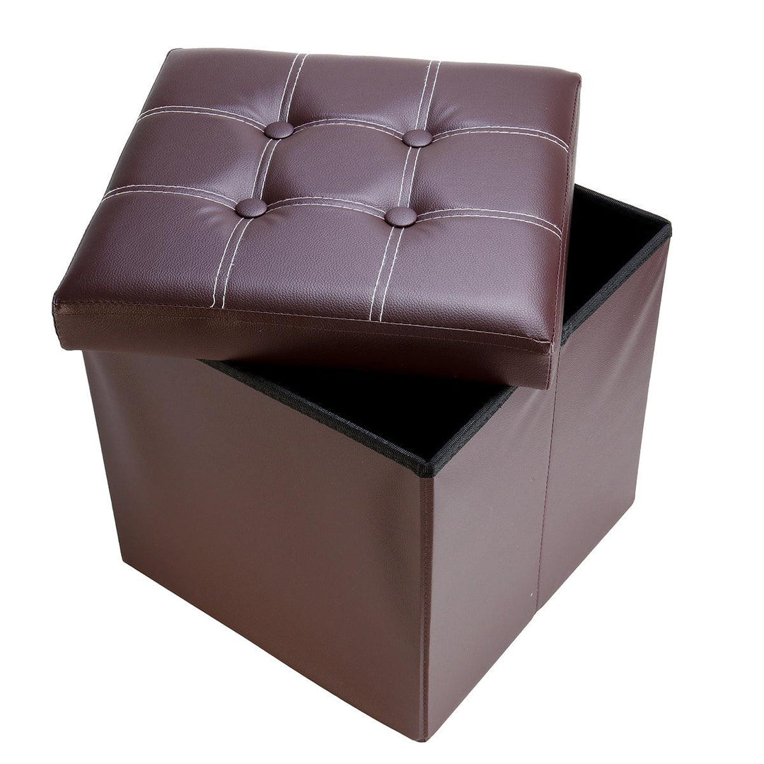 PU Leather Storage Stool Multifunctional Sofa Ottoman Footrest Box Seat Footstool Square Chair Home Office Furniture - Trendha