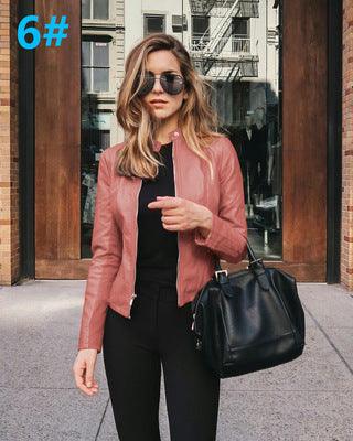 Women's PU Leather Jacket - Great for Casual or Formal Occasions - Trendha