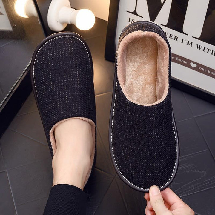 Fabric Cotton Slippers Bag With Platform - Trendha