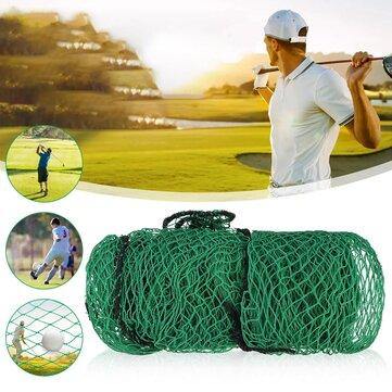 2M x 2M Golf Practice Net Nylon Netting Straps Easy to Fasten Net Rope Border Heavy Duty Impact Mesh Netting - Trendha