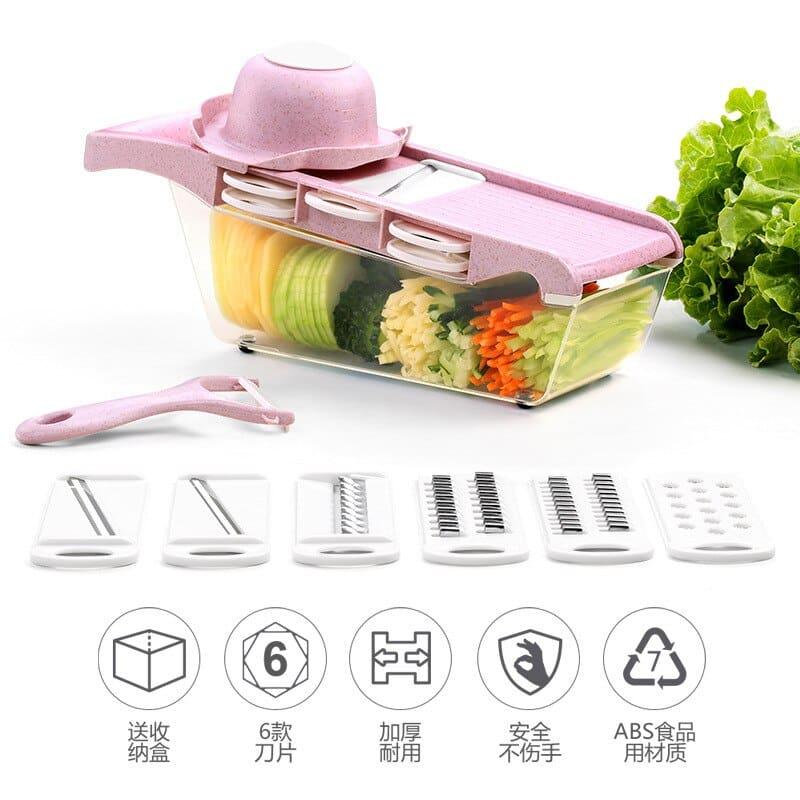 6 in 1 Kitchen Multifunction Vegetable Cutter Set - Trendha