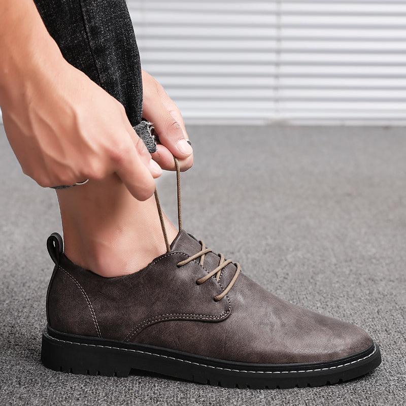Men's low-top lace-up shoes - Trendha