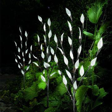 60LED Branch Leaf Tree Solar Power Lawn Light Groud Stake Outdoor Garden Waterproof Yard Lamp - Trendha
