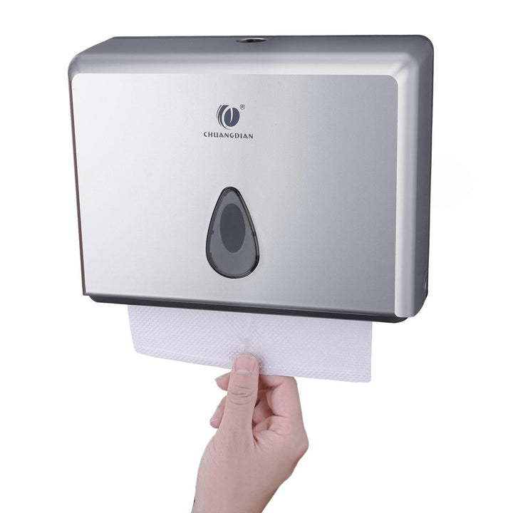 Toilet Paper Towel Dispenser Tissue Box Holder Wall Mounted Shelf Bathroom Home Decor - Trendha
