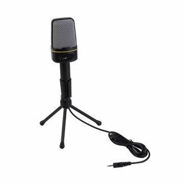 SF-920 3.5mm Wired Studio Capacitive Professional Condenser Microphone for Computer Laptop - Trendha