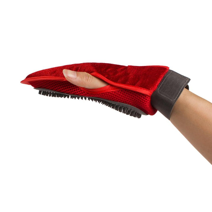Red Grooming Glove - Trendha