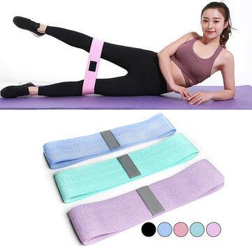 120Lbs M-XL Non-slip Home Resistance Bands Body Shaping Slimming Yoga Loop Legs Fitness Exercise Tools - Trendha