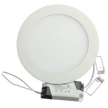 12W Round Ceiling Ultra Thin Panel LED Lamp Down Light Light 85-265V - Trendha