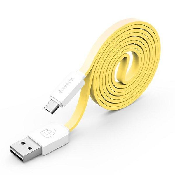 Baseus String Series 1M Micro USB Noodles Line Charging Data Cable for Android - Trendha