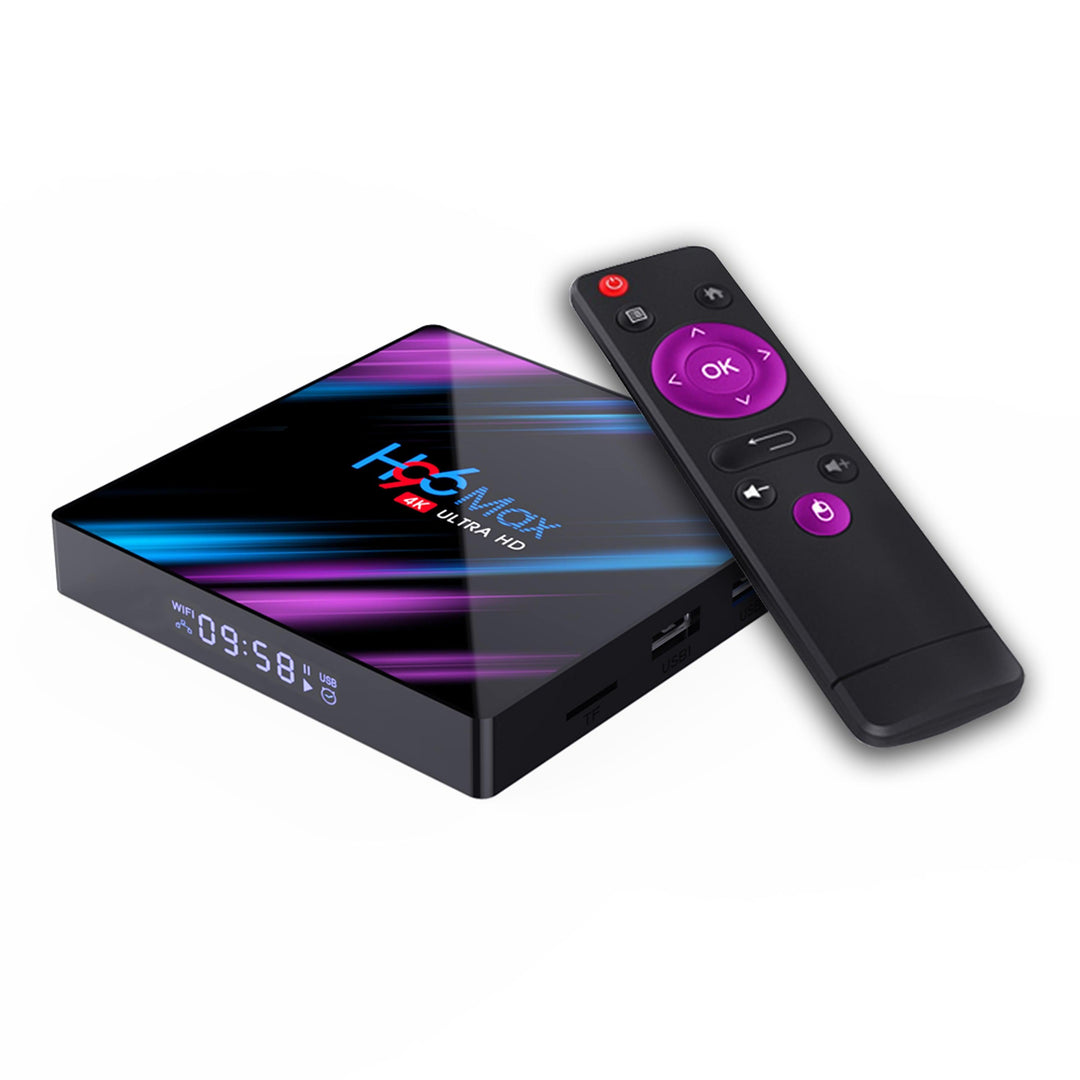 H96 MAX RK3318 4GB RAM 32GB ROM 5G WIFI bluetooth 4.0 Android 9.0 10.0 VP9 H.265 4K TV Box Support Youtube 4K - Trendha