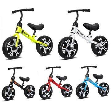 12Inch No Pedal Free Toddle Balance Bike Baby Sliding Bike Kids Bike Metal Scooter Baby Walker Ride on Toys for 2-6 Years Old Games - Trendha