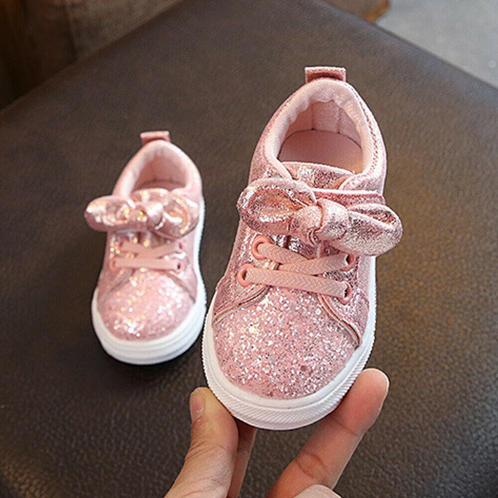 Baby Girls Sequined Sneakers - Trendha
