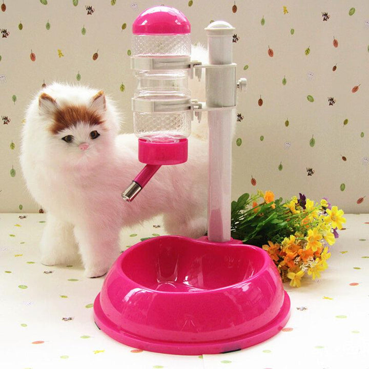 Automatic Pet's Water Dispenser with Food Bowl - Trendha