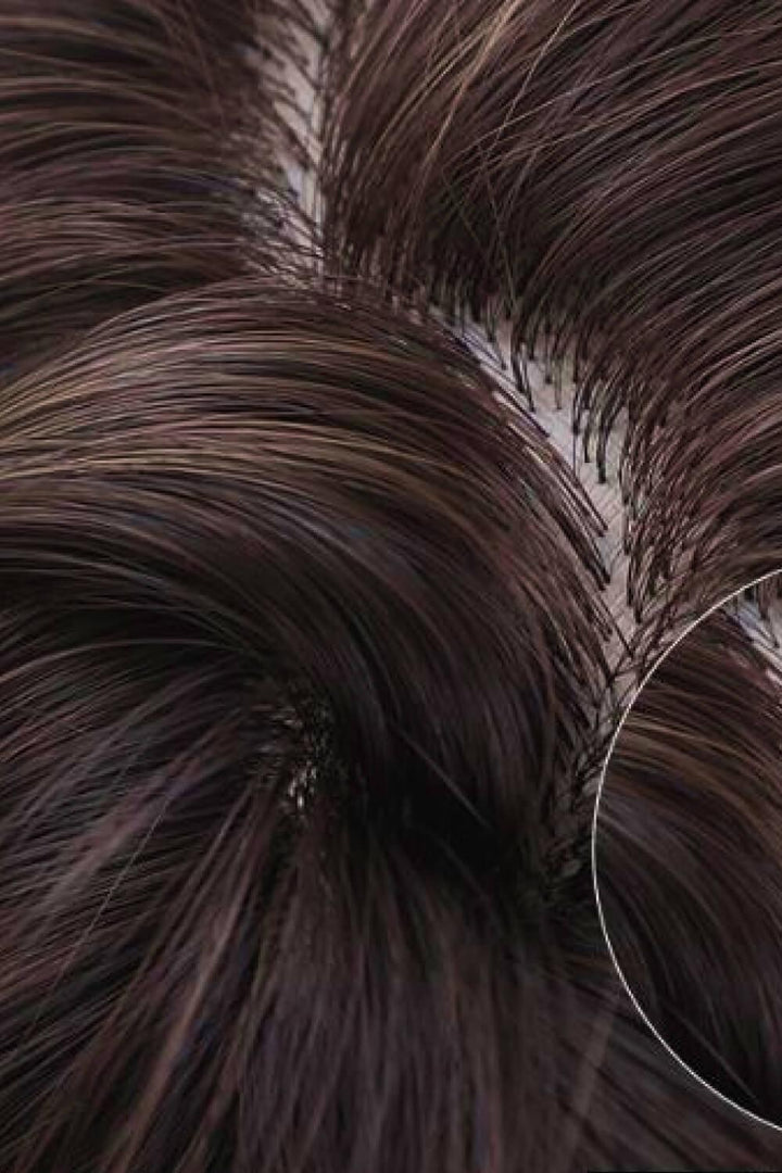Elegant Wave Full Machine Synthetic Wigs in Purple 26'' - Trendha