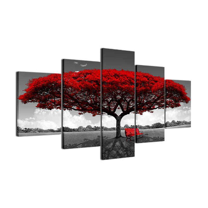 3 4 5 Panel Modern Abstract Home Hotel Wall Decor Art Gift Spray Canvas Paintings - Trendha