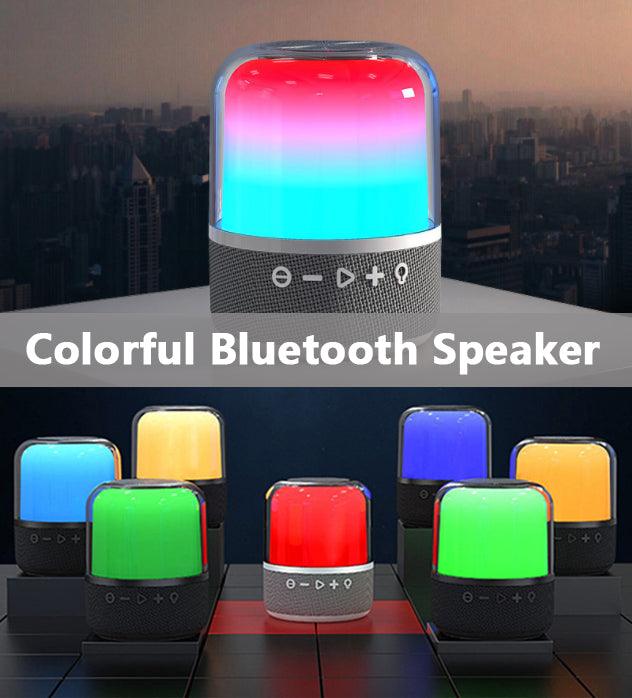 New Color Glass Bluetooth Speaker Sound Led Colorful Light Subwoofer Super Mini Bluetooth Speaker - Trendha