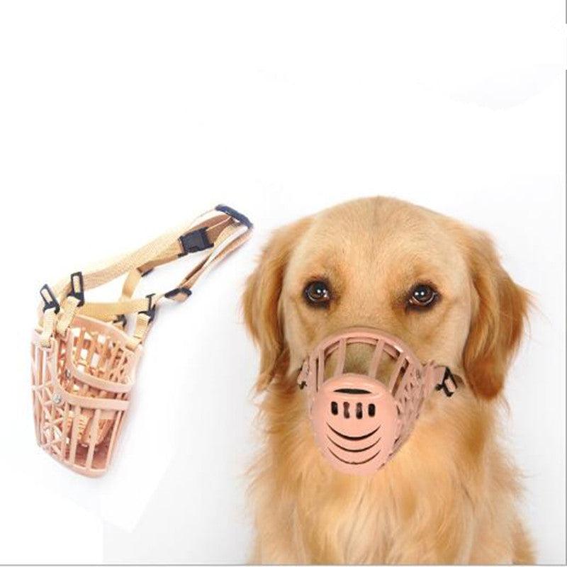 Brown Plastic Dog's Muzzle Basket - Trendha