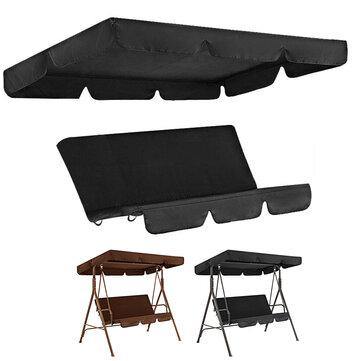 3 Seater Waterproof Garden Swing Chair Canopy Replacement Spare Outdoor Seat Protector Cover - Trendha