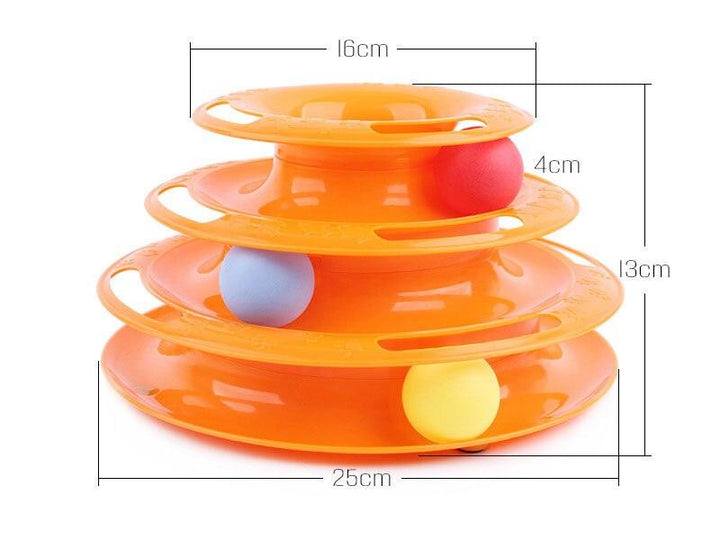 Cat Ball Track Tower Toy - Trendha