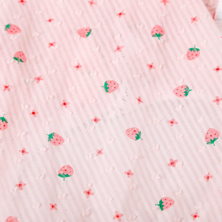 Cat Pink Strawberry Sunscreen Clothes - Trendha