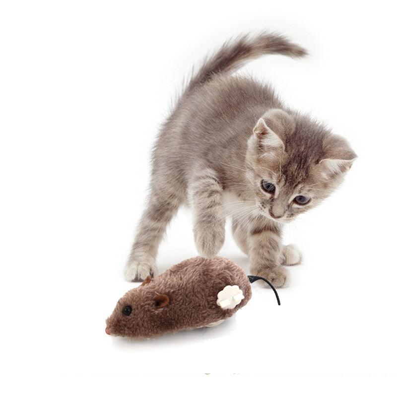 Cat's Plush Mouse Mechanical Toy - Trendha