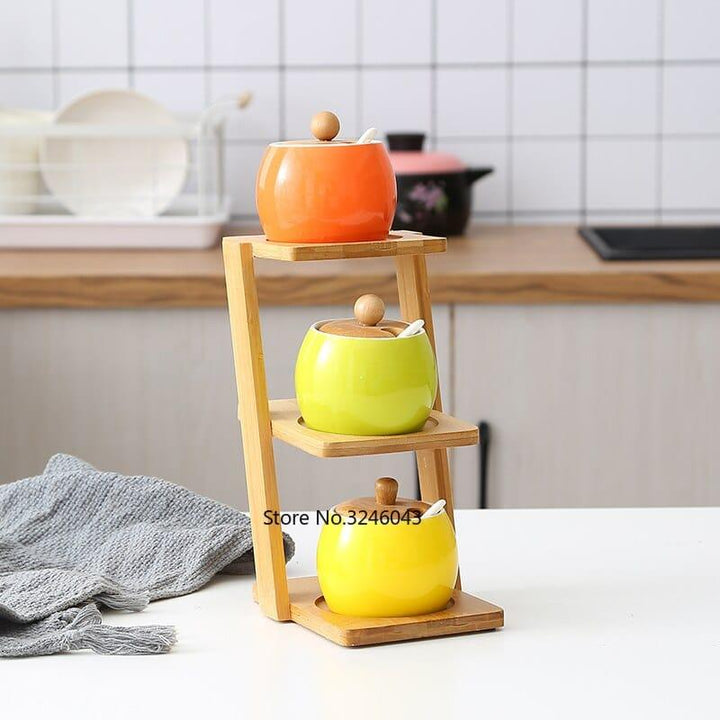 Ceramic Minimalistic Storage Jar - Trendha