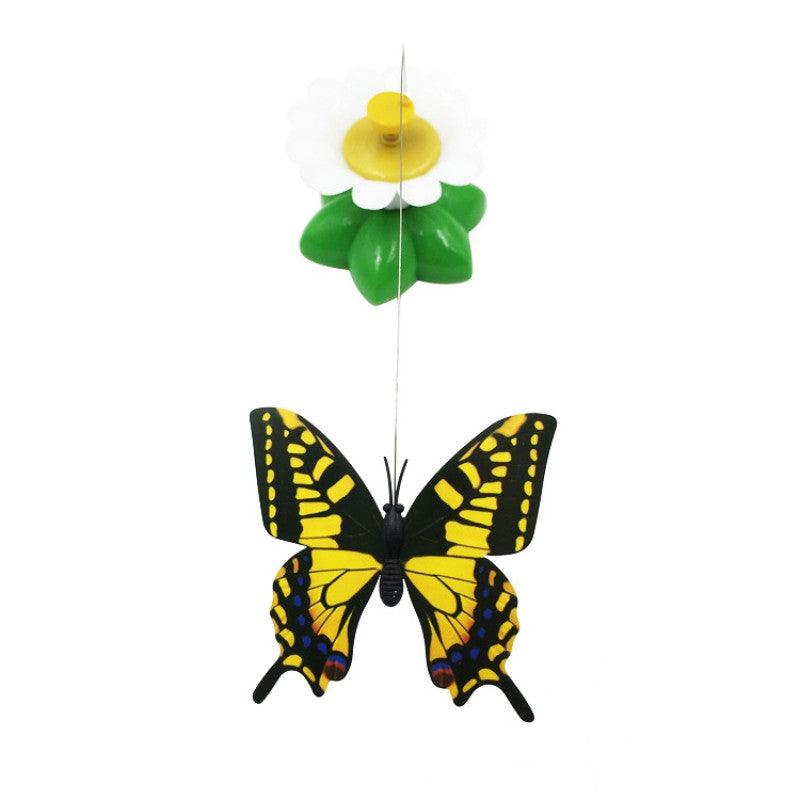Colorful Rotating Butterfly Cat Toy - Trendha