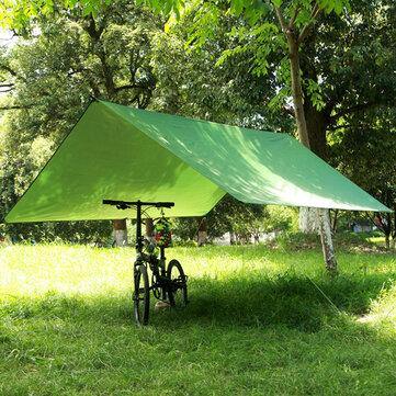Portable 3-4 Person Lightweight Camping Tent Waterproof Tarp Rain Shelter Mat Hammock Cover - Trendha