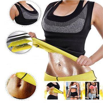 Women's Slimming Hot Sweat Vest Body Shaper Control Neoprene Tummy Fat Burner Shapewear Tracksuit - Trendha