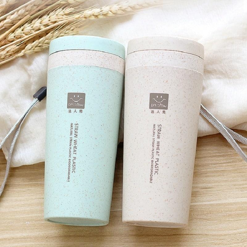 Double Insulated Wheat Straw Thermo Cup - Trendha