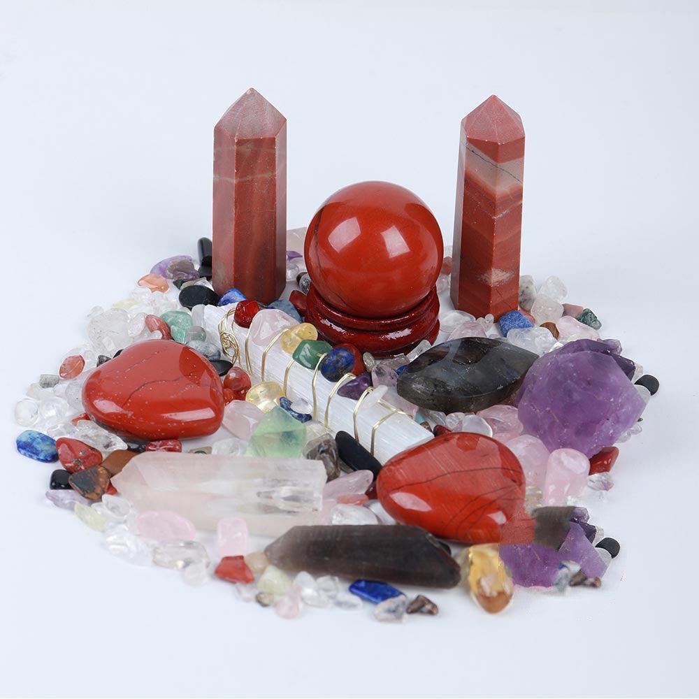Donghai Natural Crystal Gem Hexagonal Prism Energy Ball Gift Box - Trendha