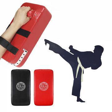 Kick Boxing Pads Curved MMA Thai Training Punch Bag PU Leather Boxing Target Outdoor Sport Fitness - Trendha