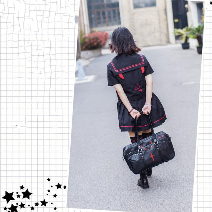 Student Schoolbag Single Shoulder Diagonal Bag - Trendha