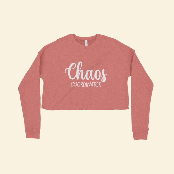 Chaos Coordinator Women's Cropped Fleece Sweatshirt - Trendha