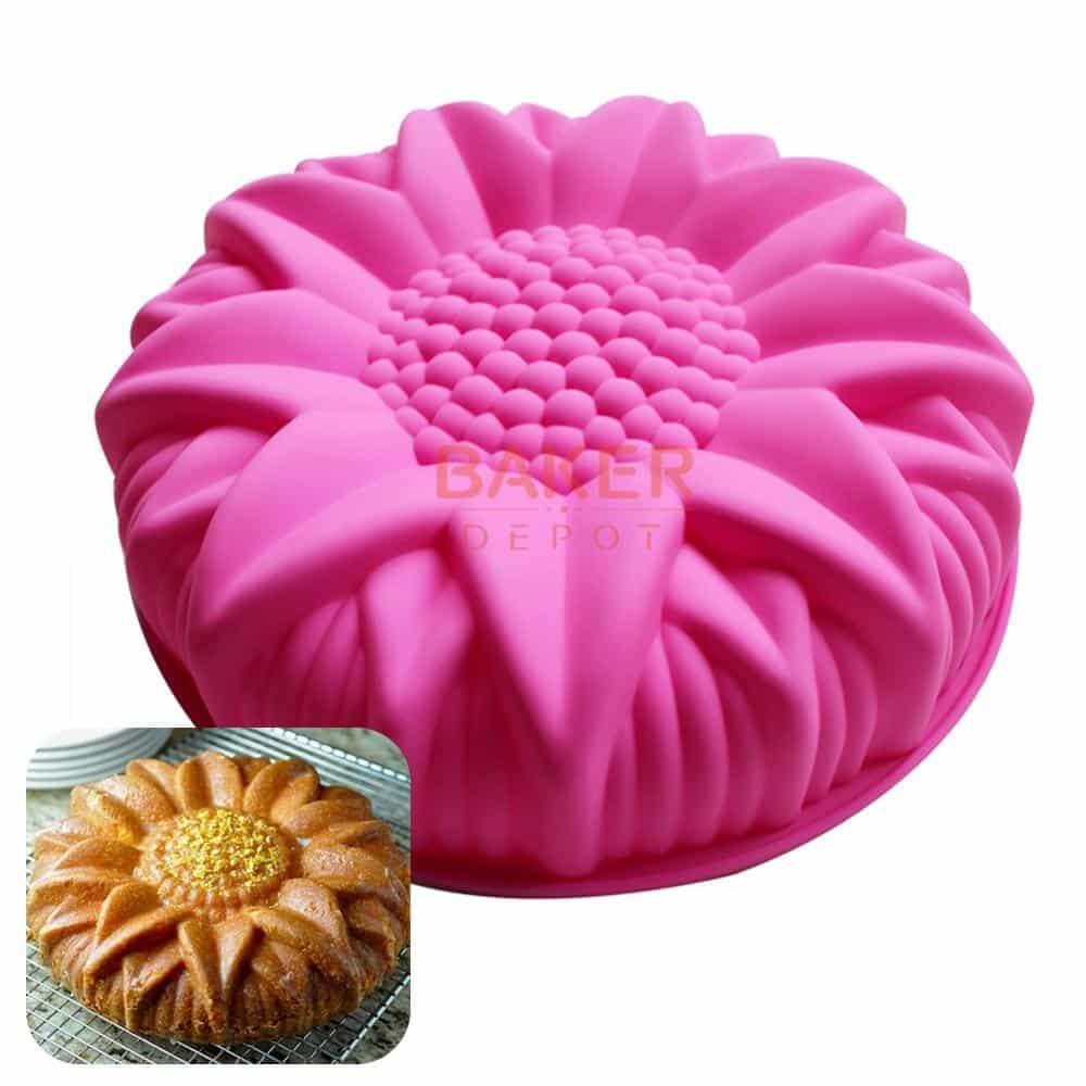 Flower Shaped Silicone Cake Molds - Trendha