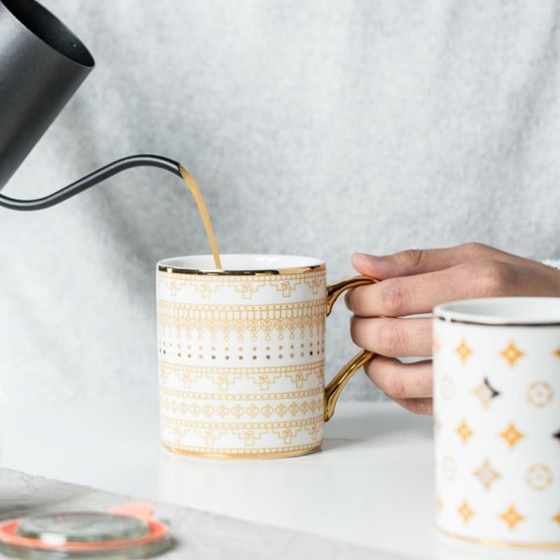 Geometric Print Coffee Mug - Trendha