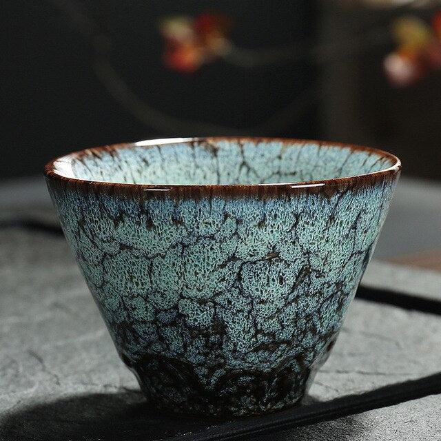 Gradient Color Ceramic Tea Cup - Trendha