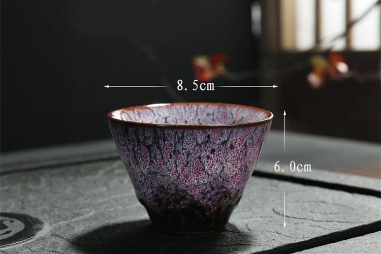 Gradient Color Ceramic Tea Cup - Trendha