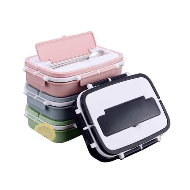 Handle Thermal Food Container With Compartments - Trendha