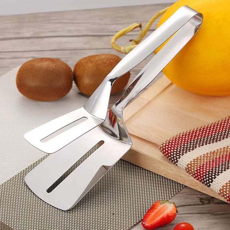 Handy Multifunctional Heat-Resistant Non-Stick Stainless Steel Kitchen Tongs - Trendha