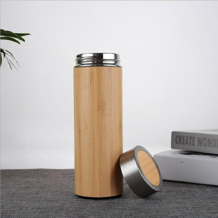 High-Quality Bamboo Coffee Thermos - Trendha