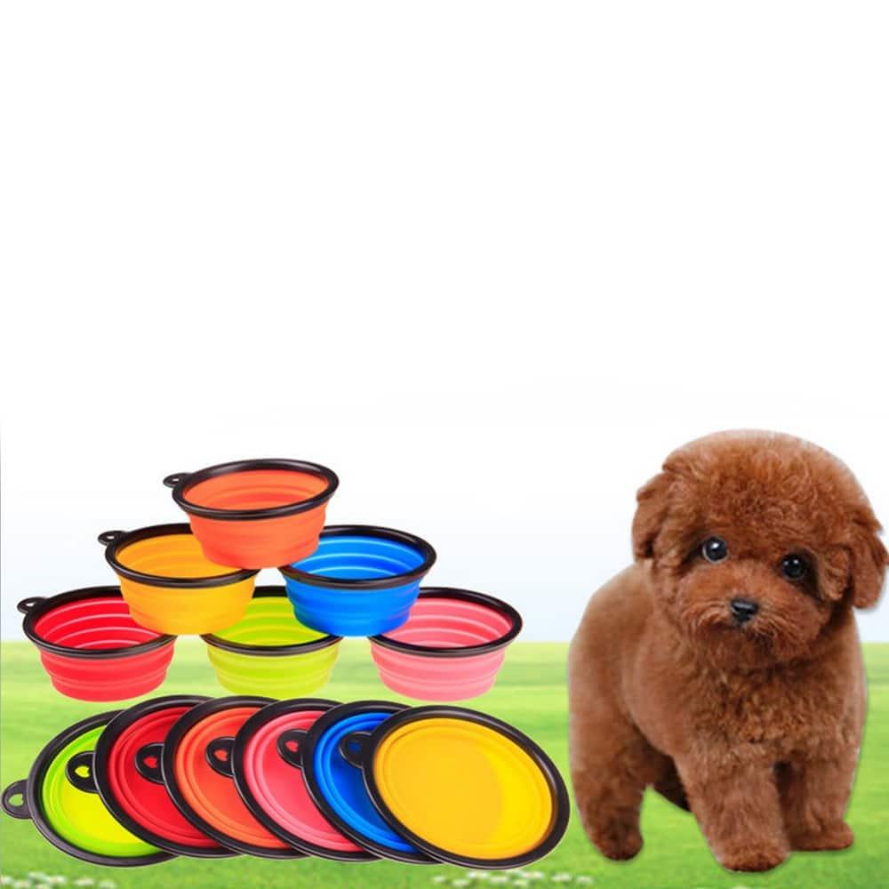 Pet's Foldable Portable Colorful Bowls - Trendha