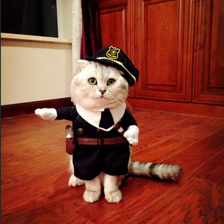 Pet's Funny Policeman Cotton Costumes - Trendha