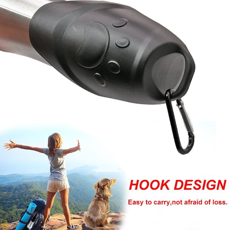 Portable Lock Design Paw Print Travel Dog Water Bottle - Trendha