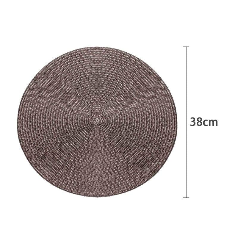 Round Braided Style Table Mats - Trendha