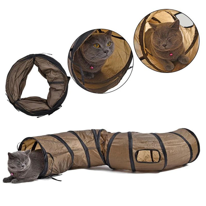 S Shaped Long Tunnel Toy for Cats - Trendha