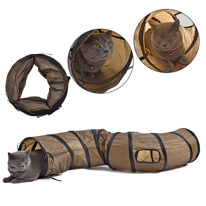 S Shaped Long Tunnel Toy for Cats - Trendha